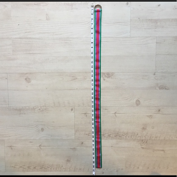 Lauren Ralph Lauren Woman’s Multicolor Stripe Belt - Picture 8 of 8